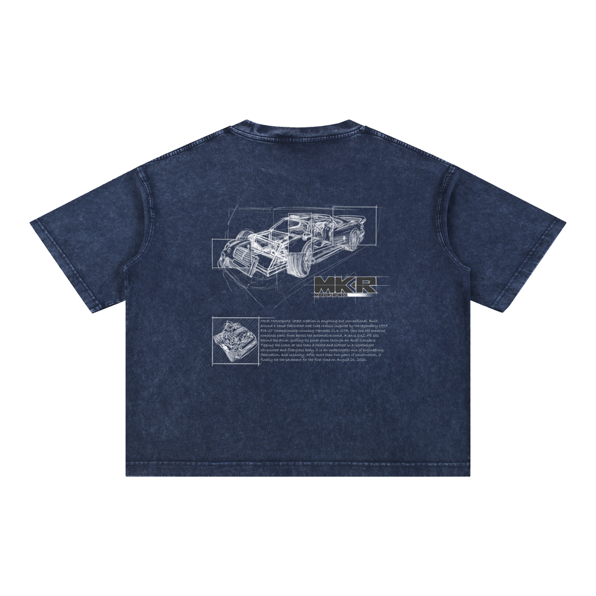 Mineral Wash Boxy Cotton T-Shirt
